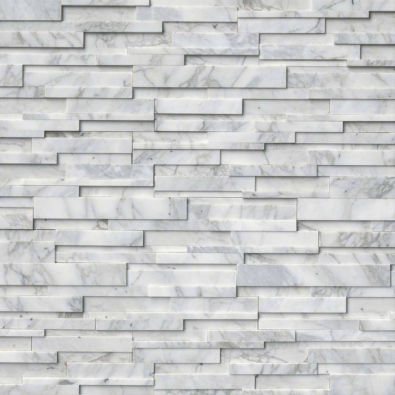 Calacatta Cressa 3D Stacked Stone Panels