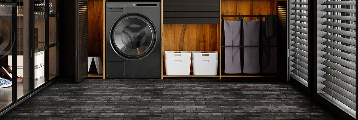 Charcoal Brick Wall Tile