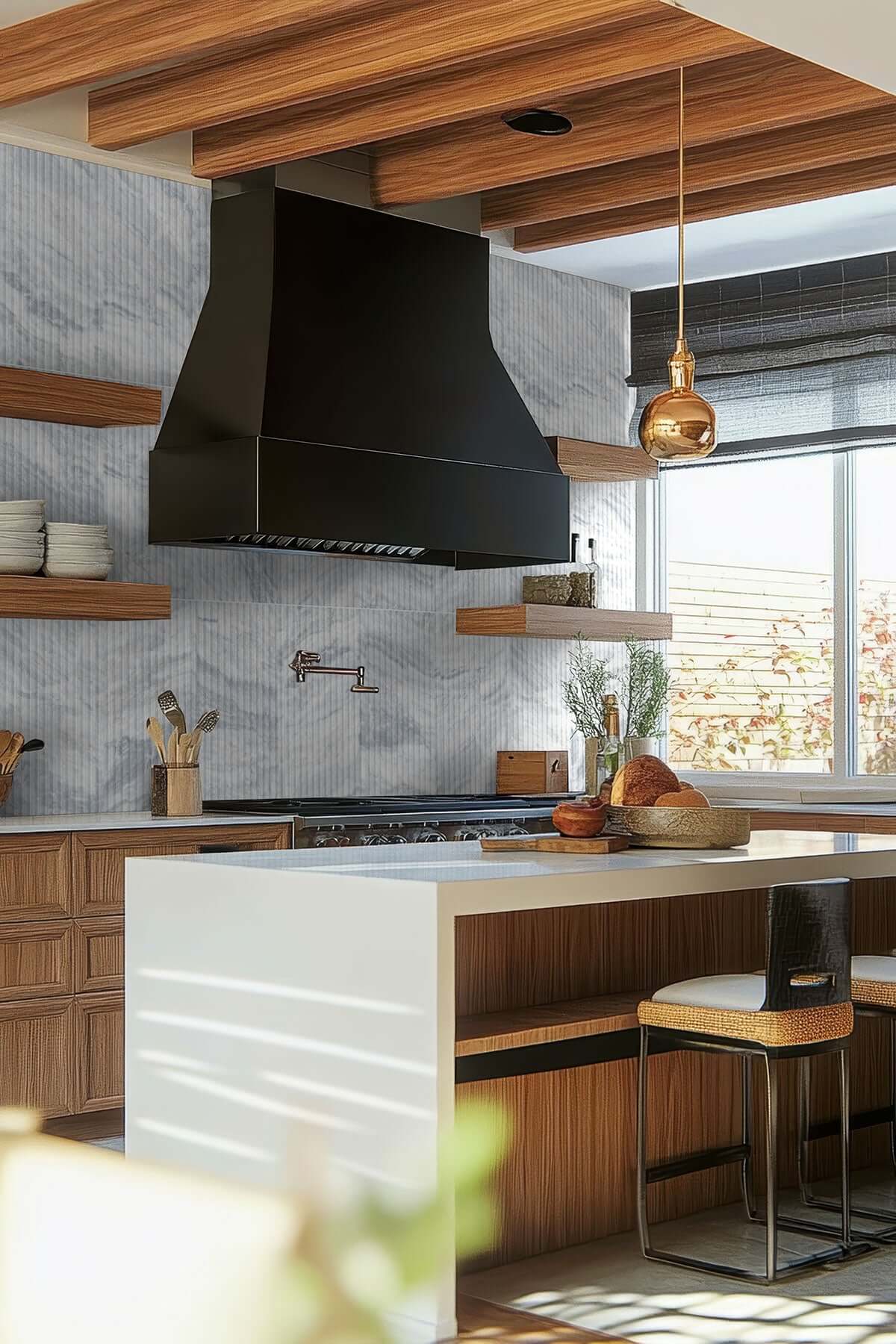 CAPRI BLUE VALENTINO FLUTO 12X24 HONED Floor or Wall Tile - Shop at Home Craft Studio | Call