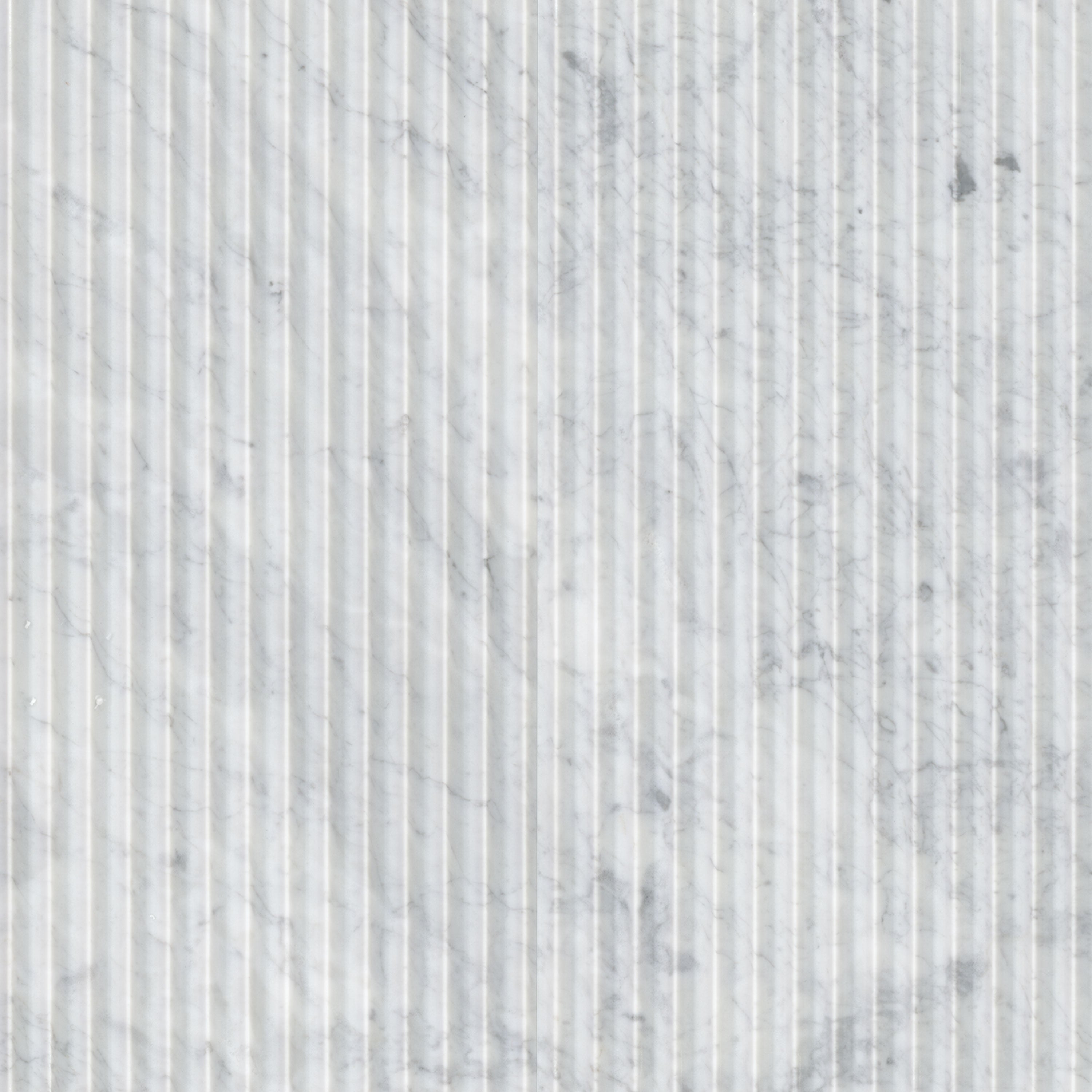 Carrara White Valentino Fluto 12x24 Honed