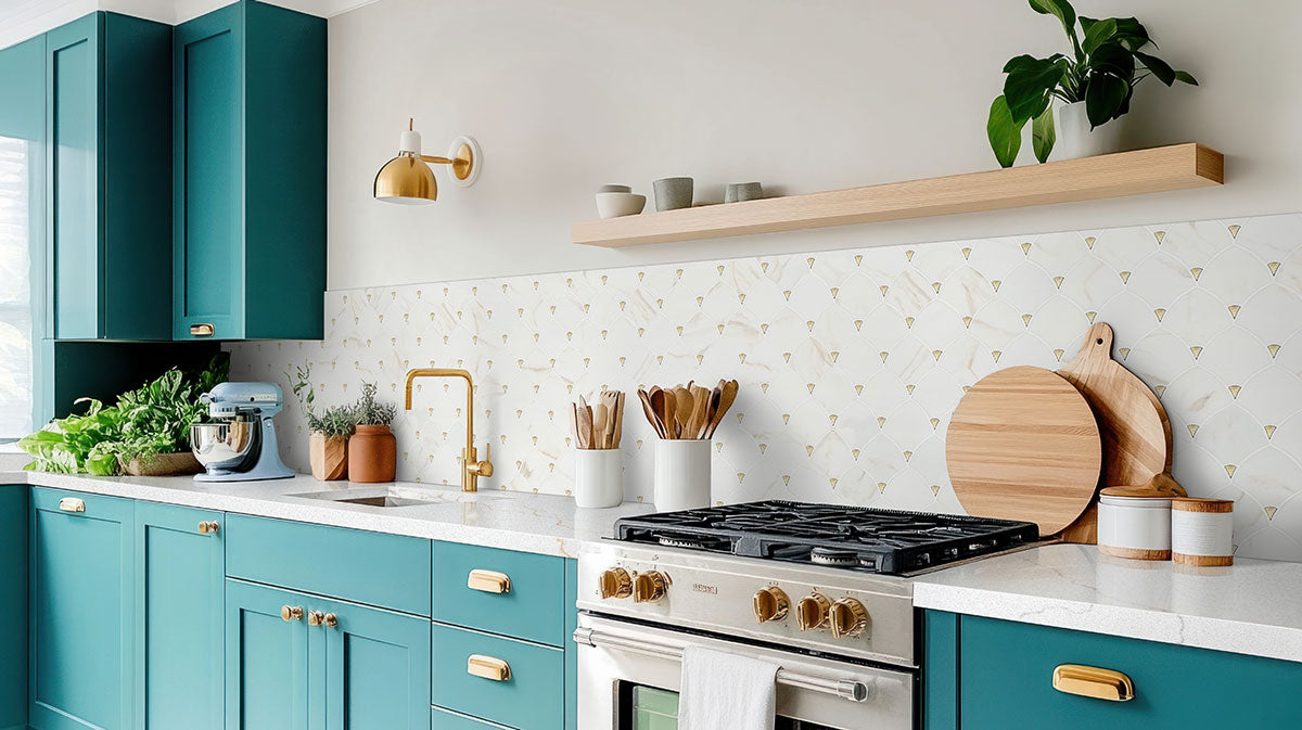 Citadel Gold Trident Tile