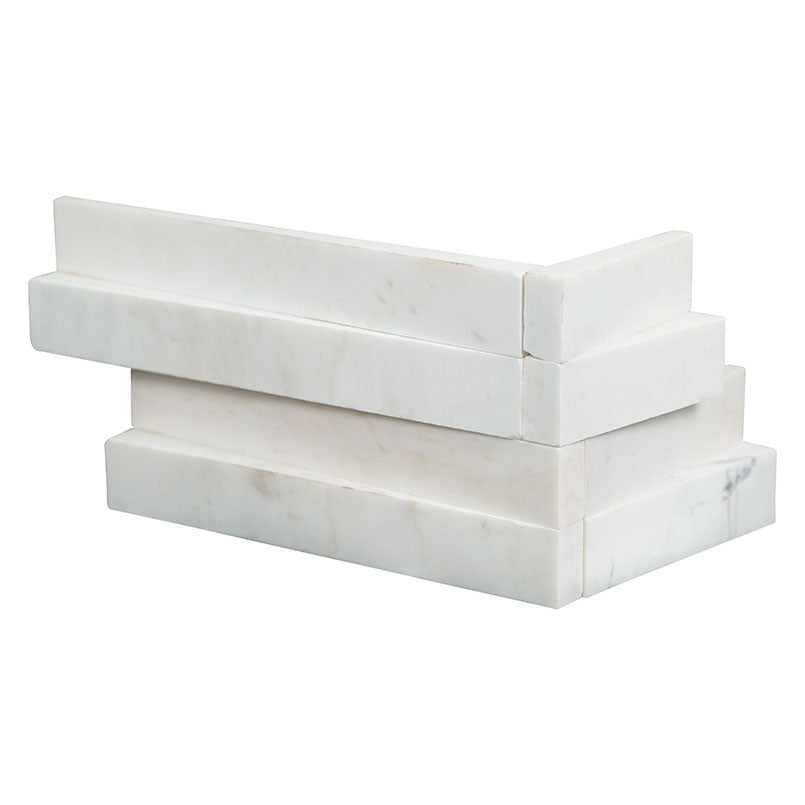COSMIC WHITE SPLIT FACE CORNER