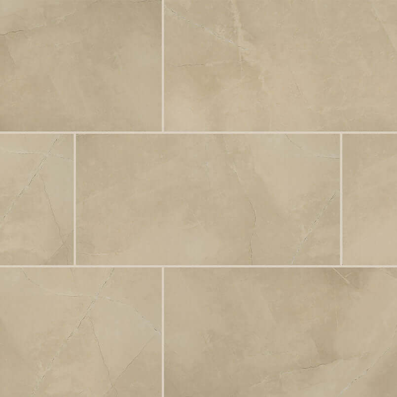 SANDE CREAM 12X24 POLISHED Floor or Wall Tile - Shop at Home Craft Studio | Call