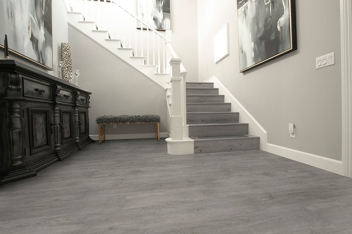 Cyrus Grayton Luxury Vinyl Tile Flooring Sample