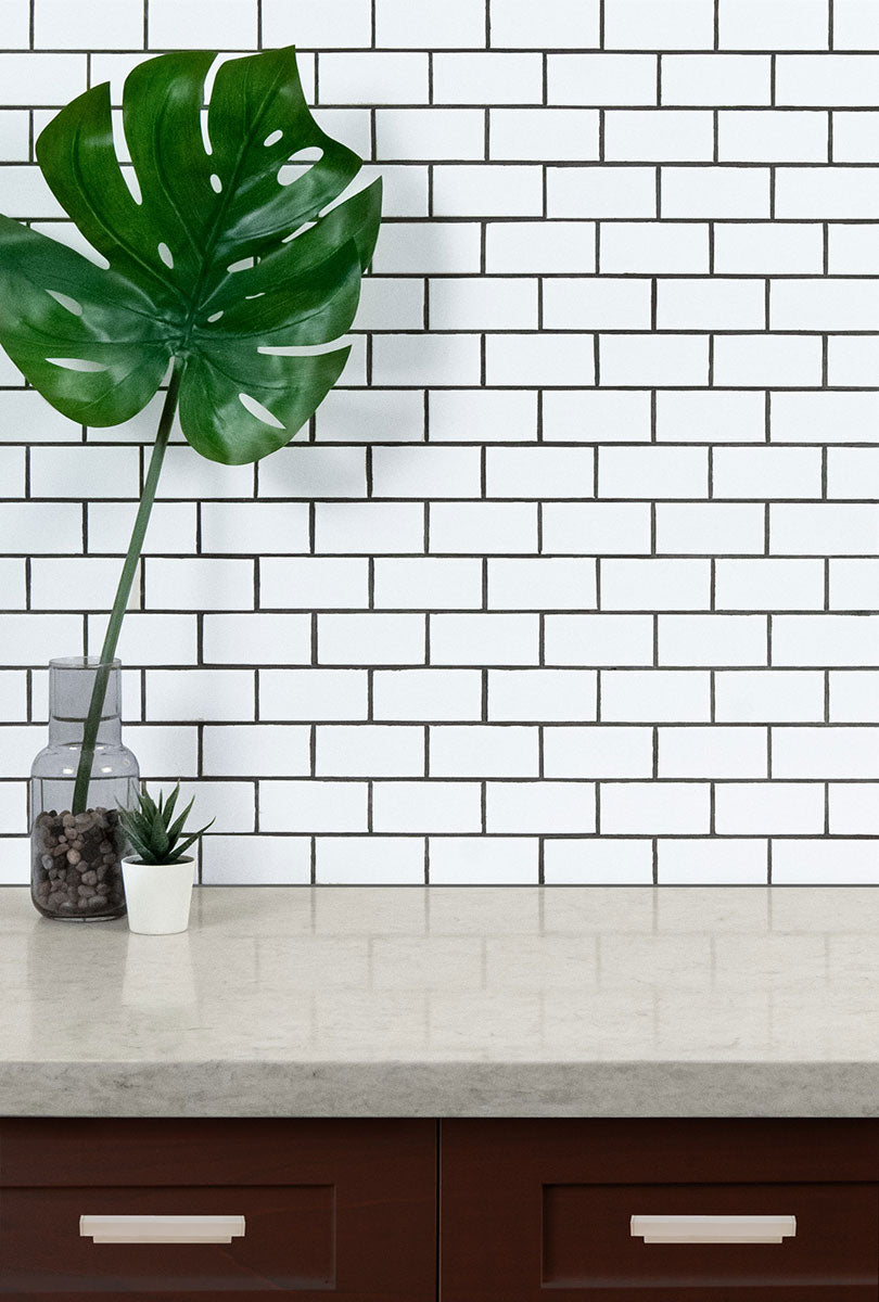 Domino White Subway Tile