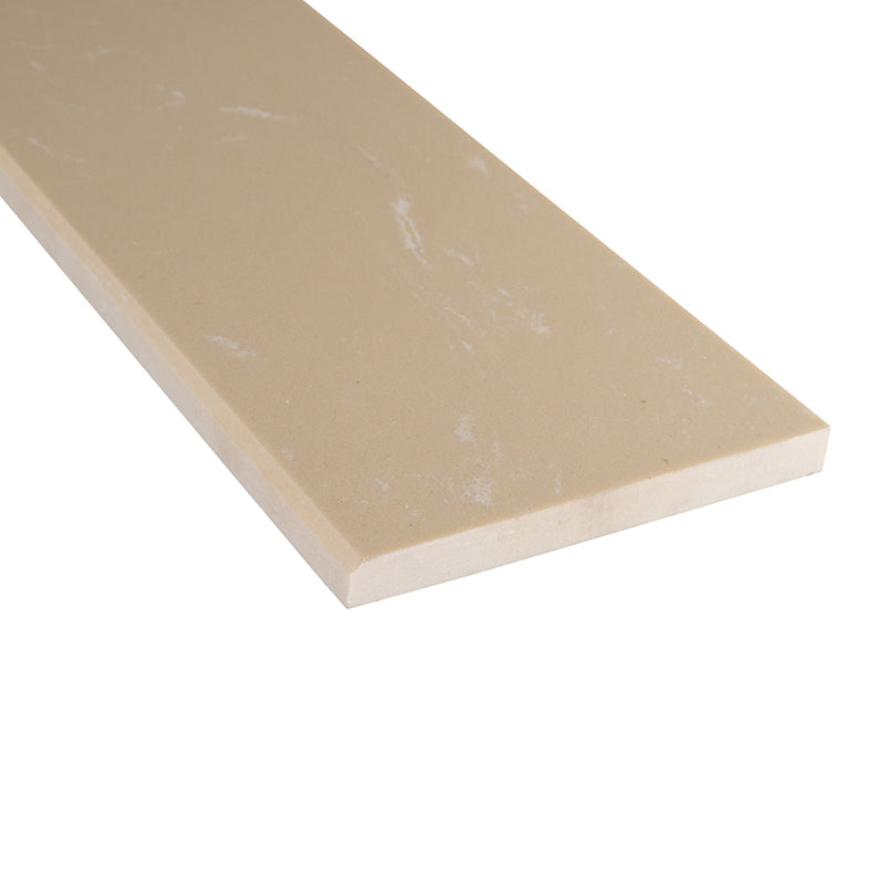 Engineered Beige 6x37x0.62 Polished Single Beveled