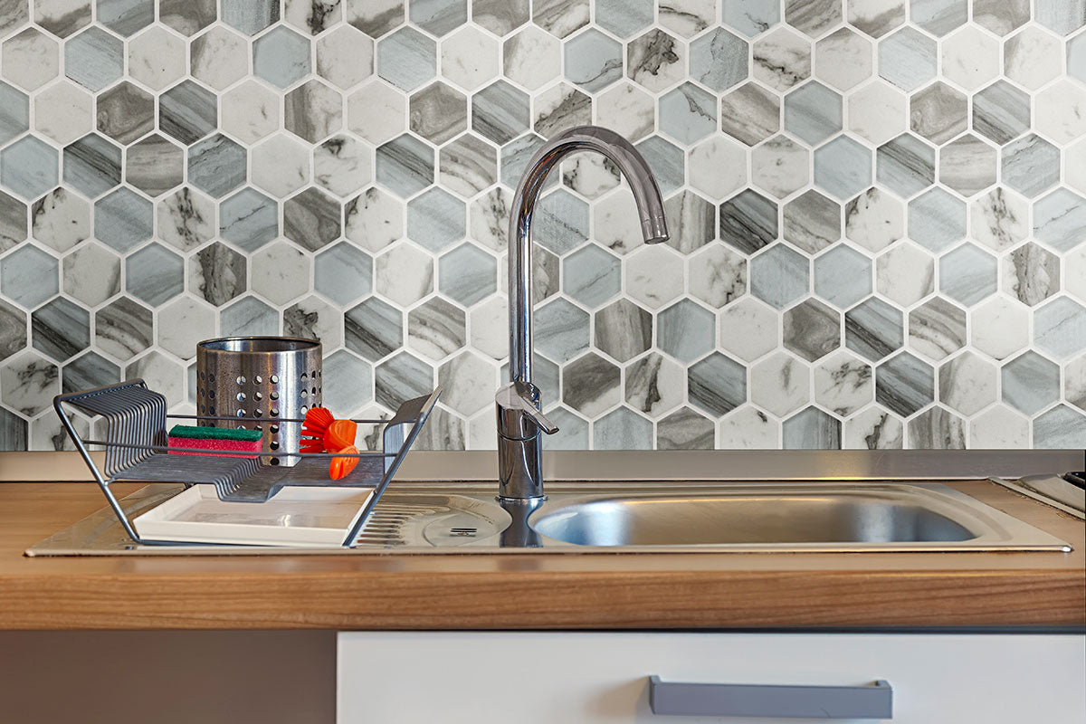 Esperanza 2" Hexagon Mosaic Tile
