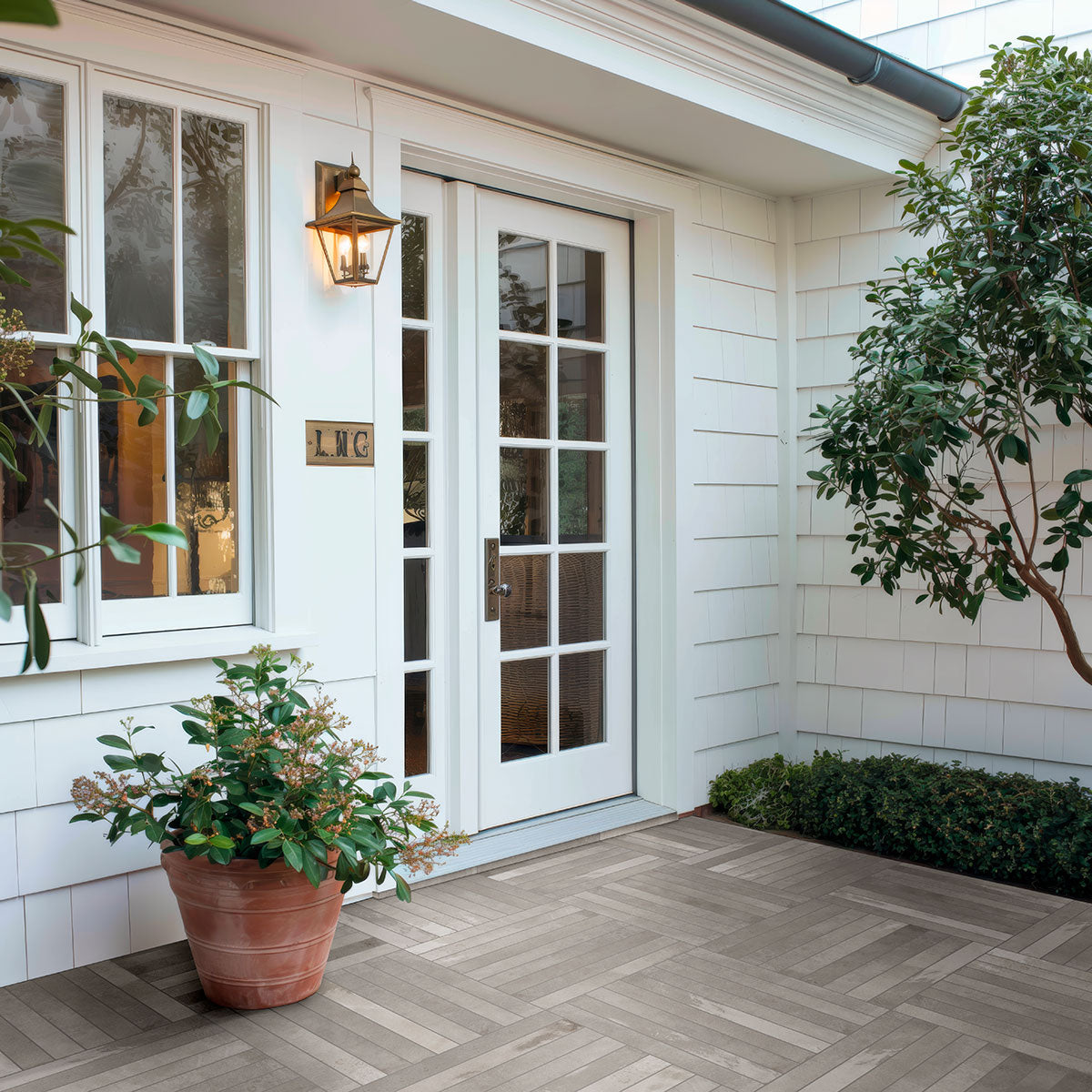 Whales Gray 2x18 Glossy