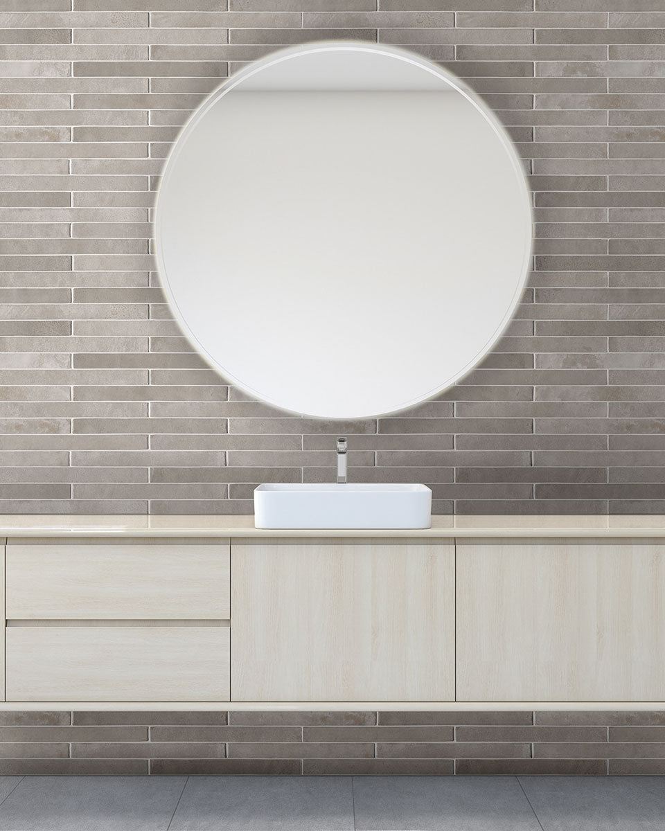 Whales Gray 2x18 Glossy