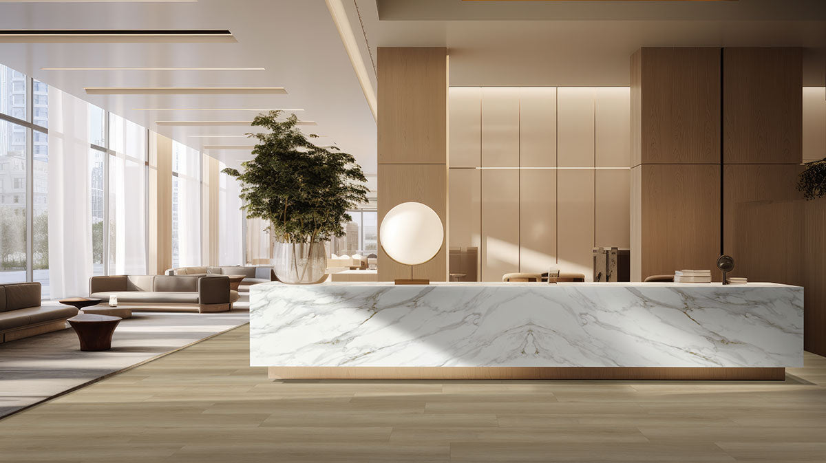 Flaxen Luxury Vinyl Plank Flooring