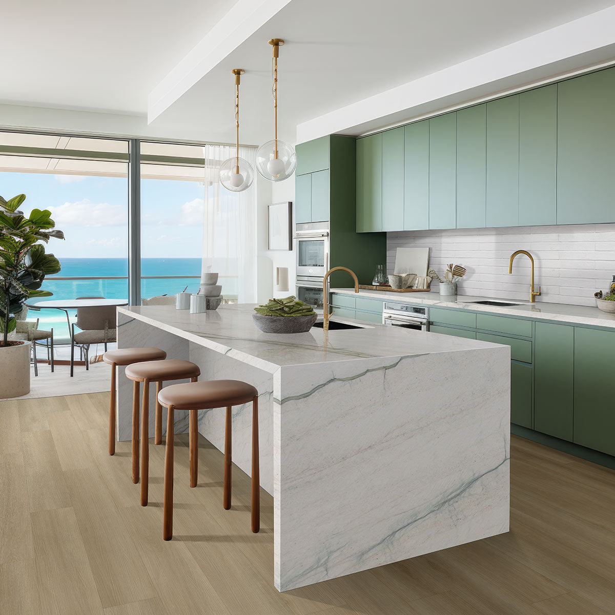 Flaxen Luxury Vinyl Planks