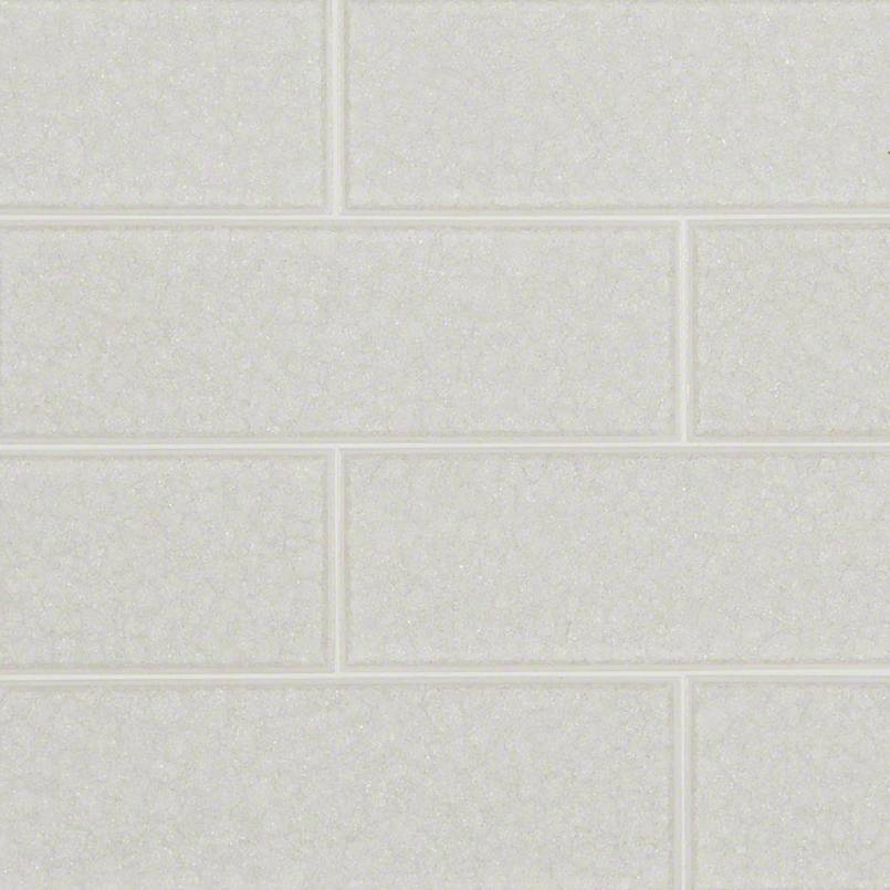 Frosted Icicle Glass Subway Tile 3x9