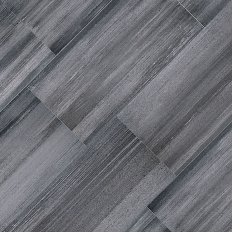 Graphite Watercolor Porcelain Tile