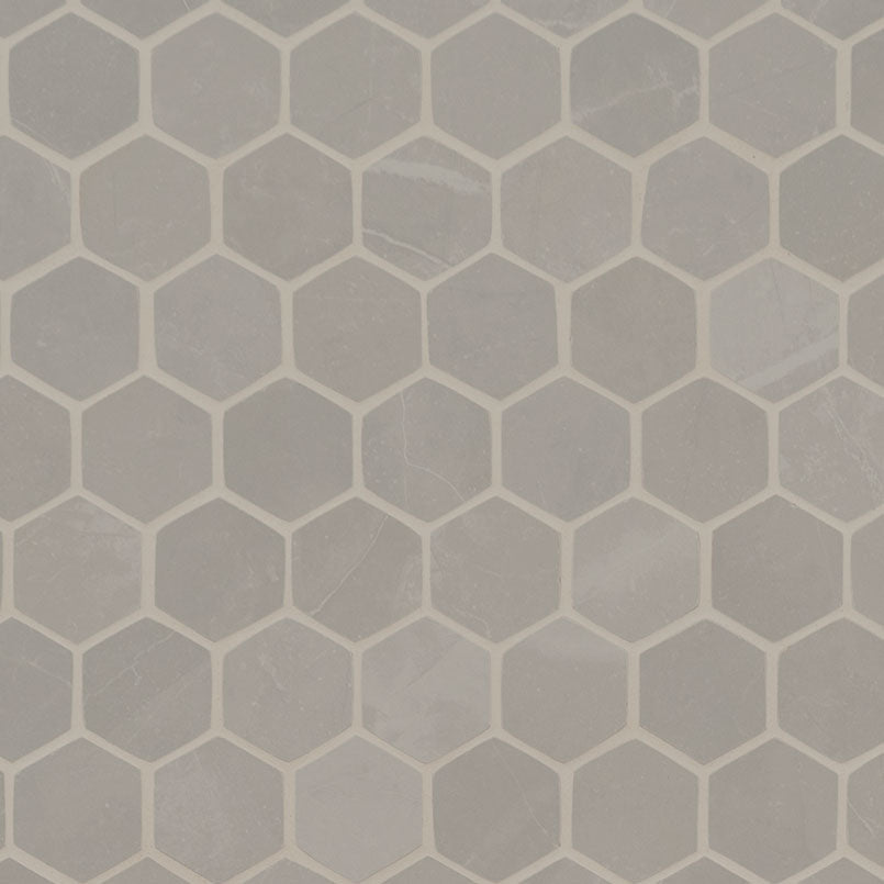 SANDE GREY 2X2 HEXAGON MATTE