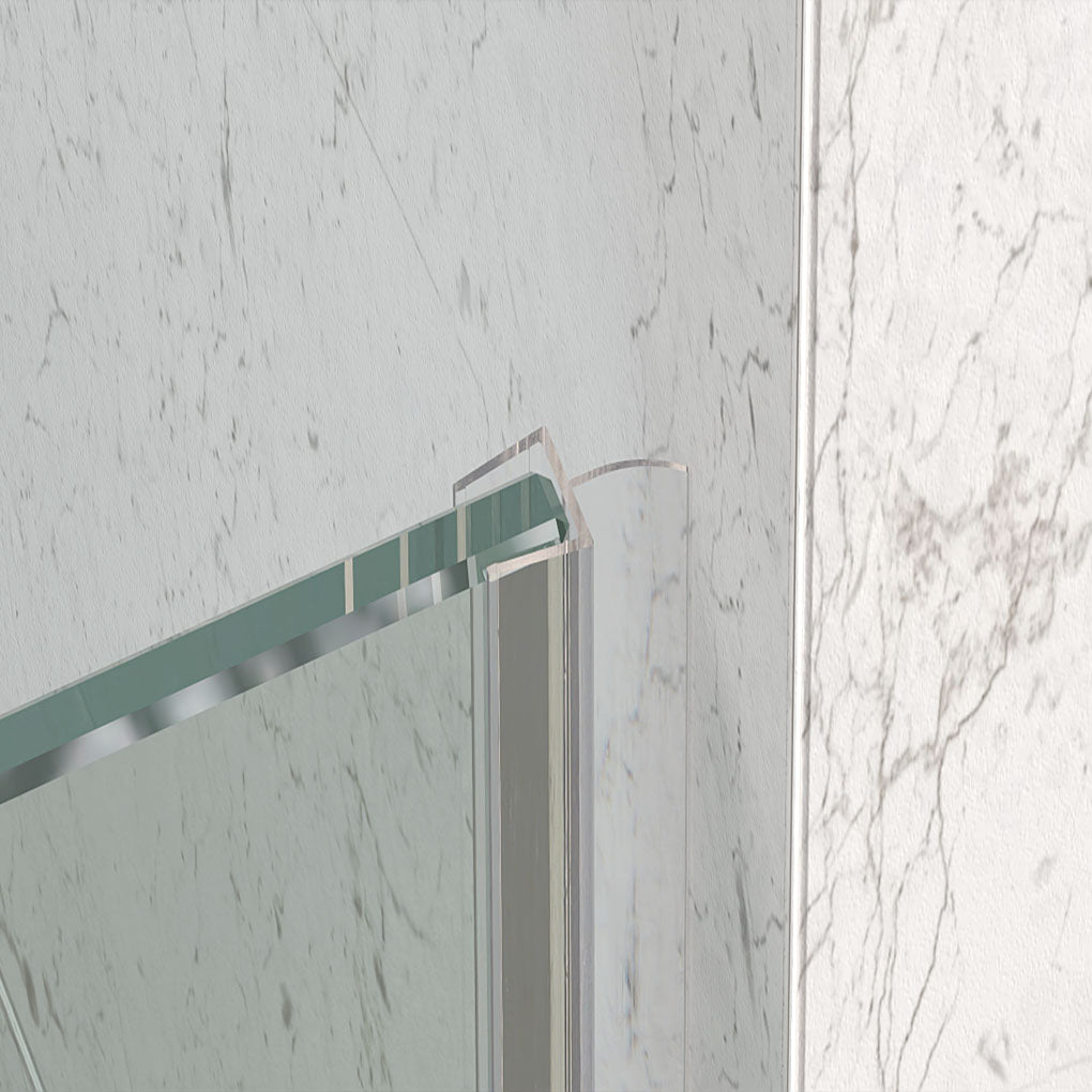 1PC Miko Hinge Door (Chrome) shower door - Shop at Home Craft Studio - 6