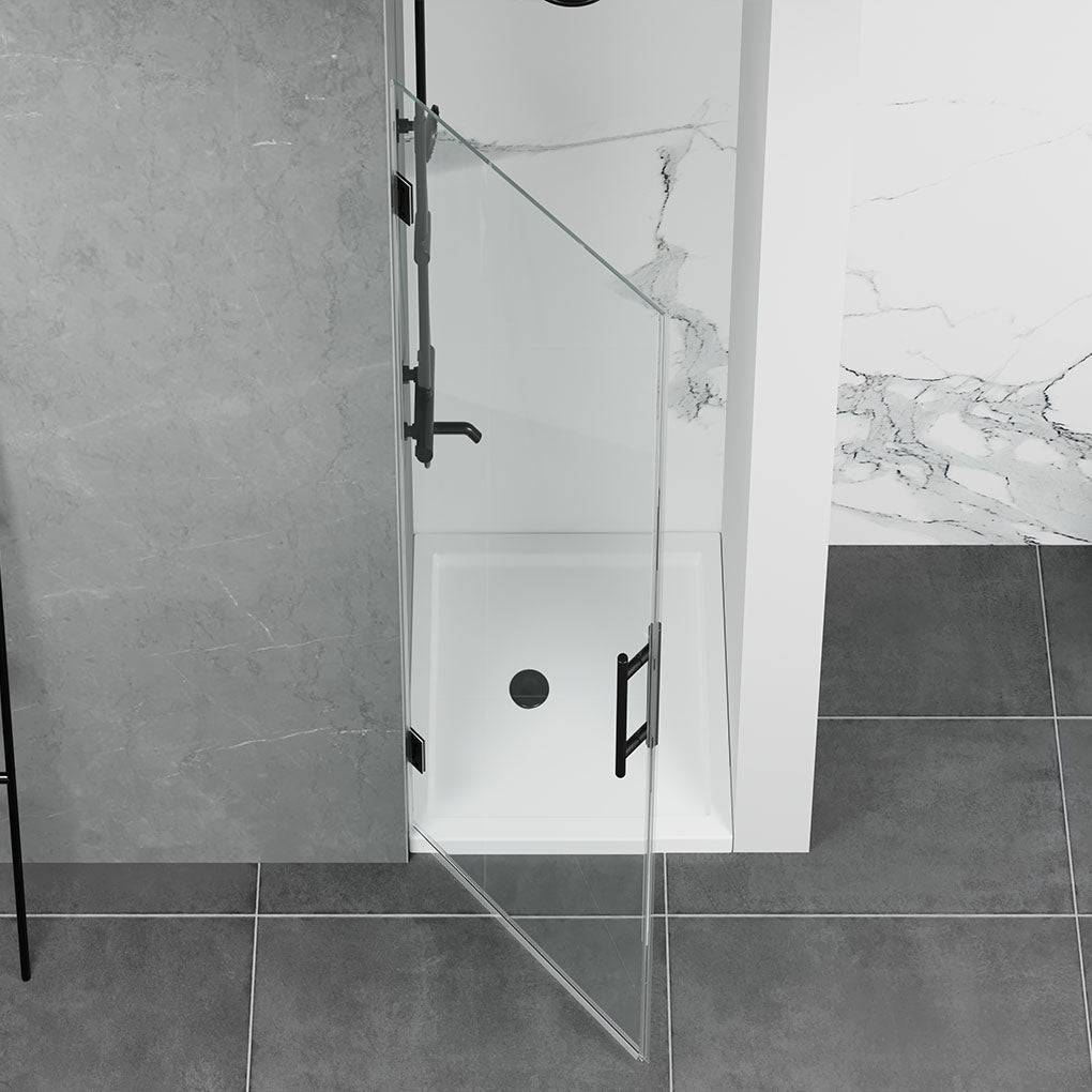 1PC Miko Hinge (Matte Black) shower door - Shop at Home Craft Studio - 2