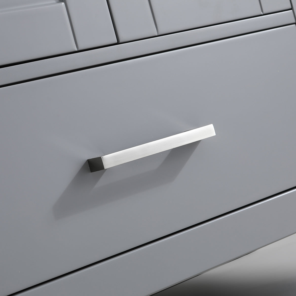 24" V9008 Vanity & Quartz Countertop Combo (Matte Grey) bathroom vanities - Shop at Home Craft Studio - 4