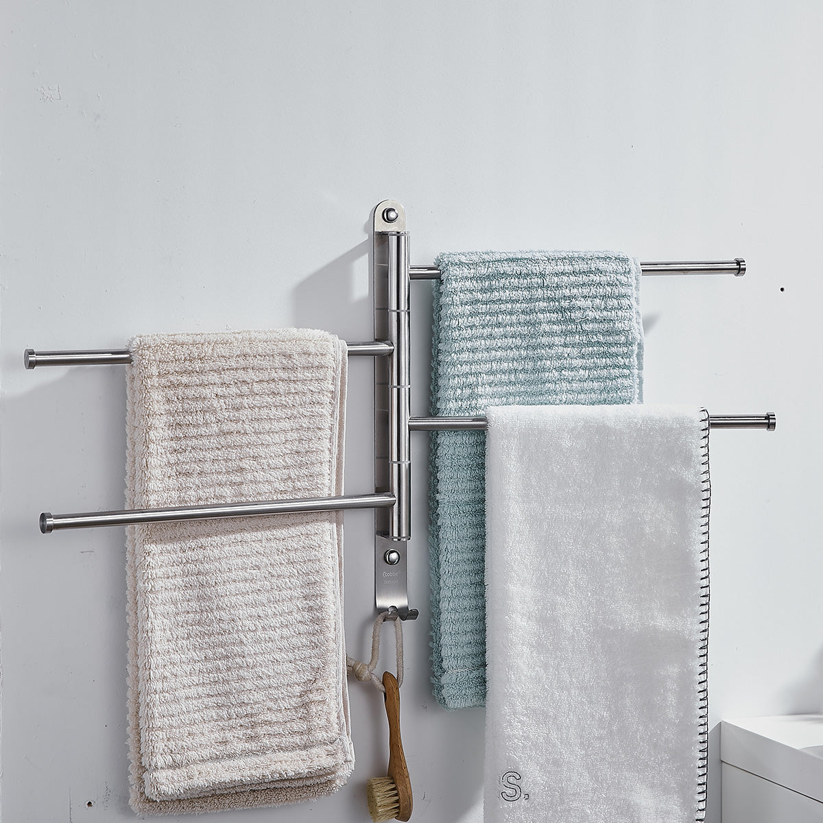 BH52 Moveable Bath Towel Bar - Shop at Home Craft Studio - 1