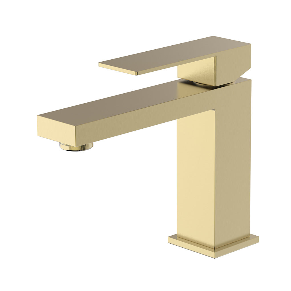 F231 Single Hole Basin Faucet with Pop Up (Brushed Gold) - Shop at Home Craft Studio - 2