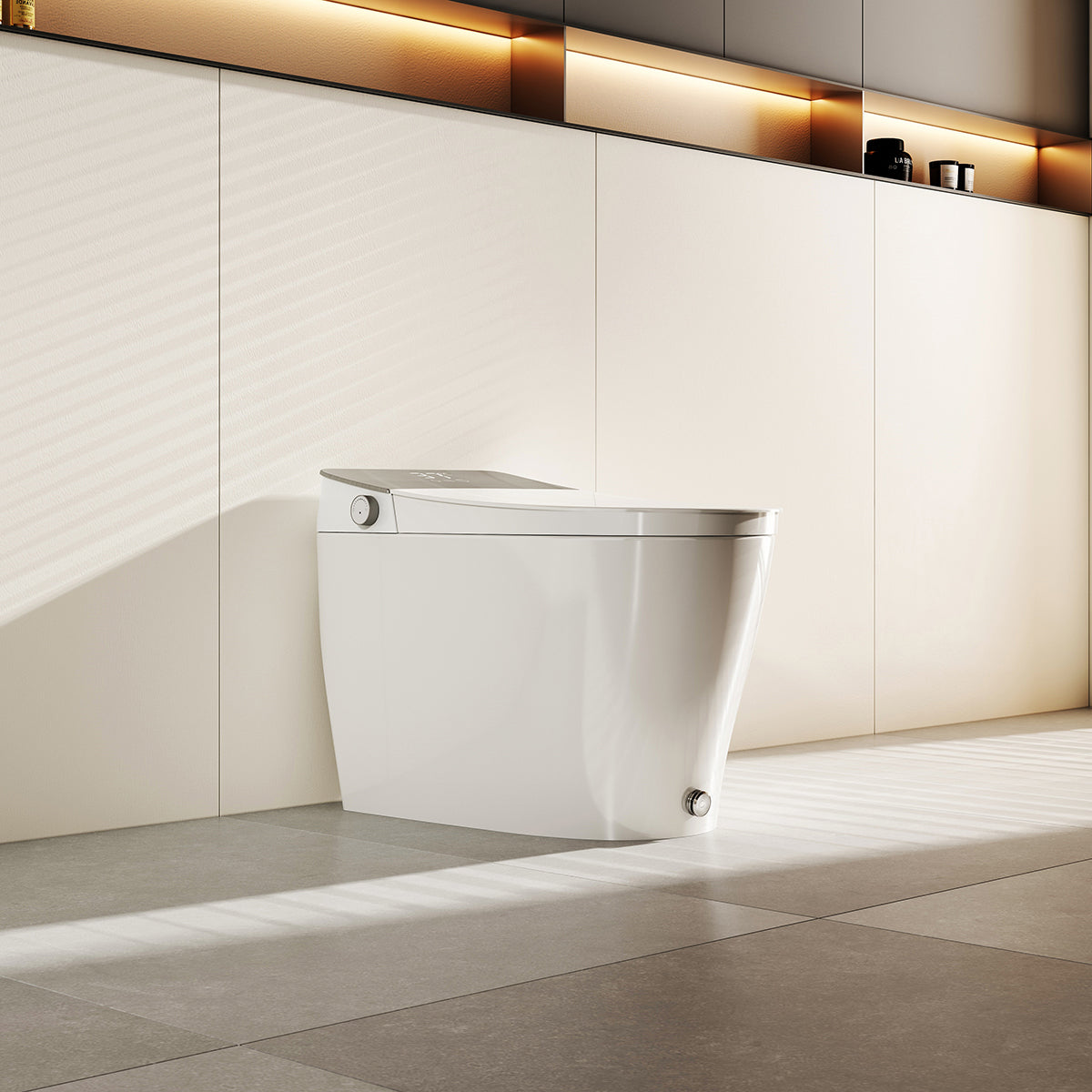 Model-1 Series 7000 US1A Smart Bidet One-Piece Toilet (12" Rough) (Elongated) Toilets - Shop at Home Craft Studio - 11