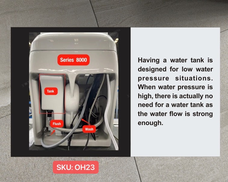 Model-1 Series 8000 Smart Bidet One-Piece Toilet (12" Rough) (Elongated) - Shop at Home Craft Studio - 2