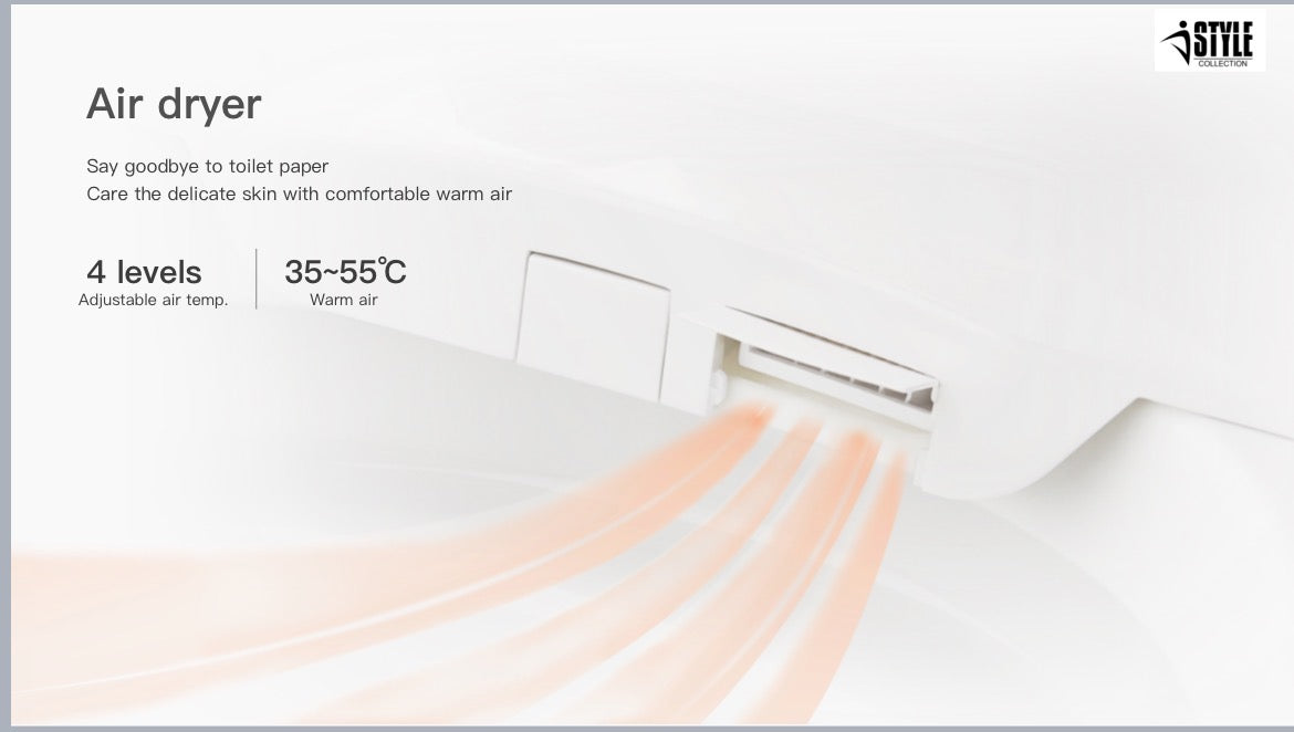 Model 3 SY0101 Smart Bidet Toilet Seat (Elongated) Toilets - Shop at Home Craft Studio - 23