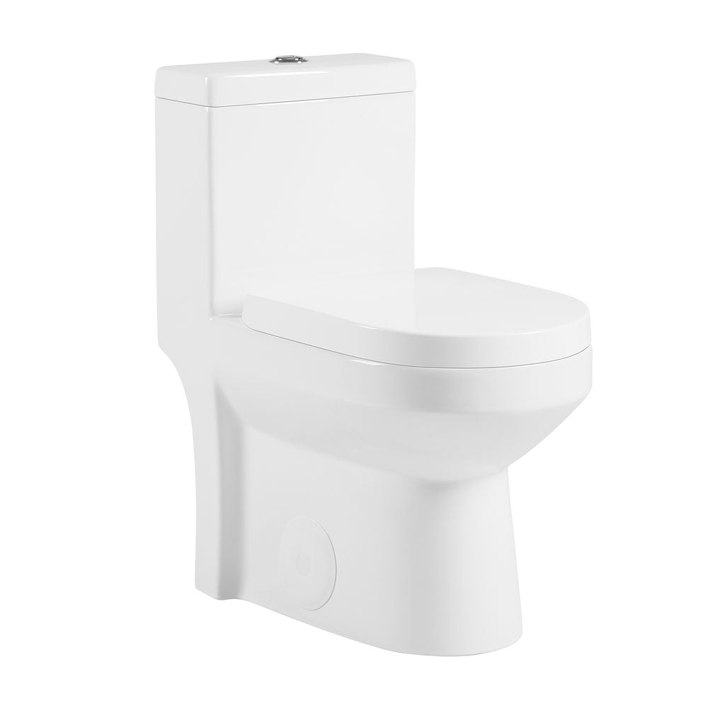 T-2133 One-Piece 25"h Dual Flush Toilet (12" Rough) Toilet - Shop at Home Craft Studio - 4