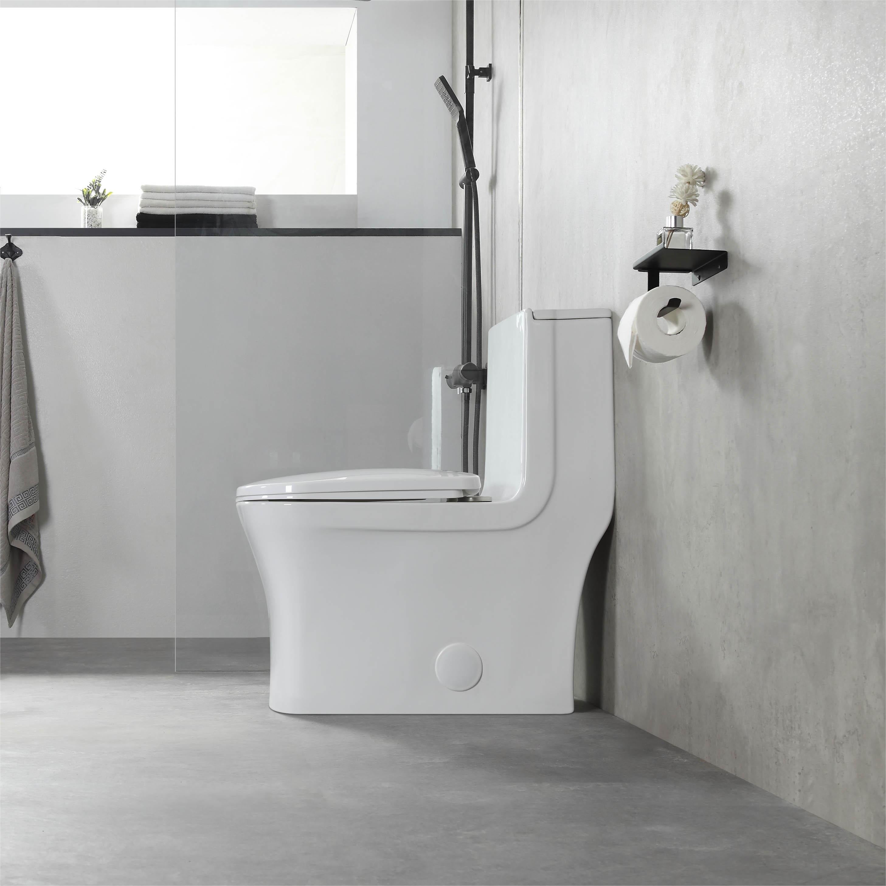 (T2706)/K-0329 One-Piece 27"h Dual Flush Toilet (12" Rough) Toilet - Shop at Home Craft Studio - 5