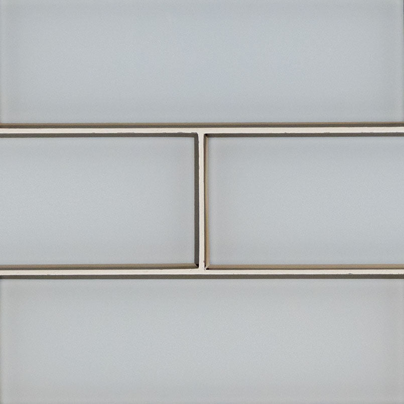 Ice Bevel Glass Tile 4x12