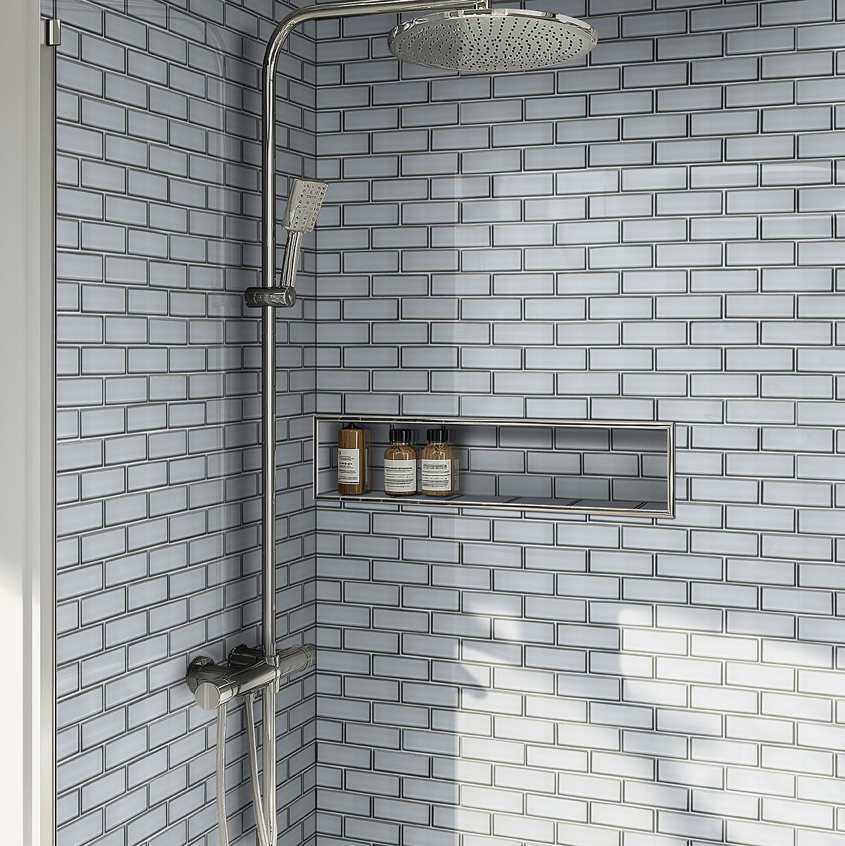 Ice Bevel Subway Tile 2x6