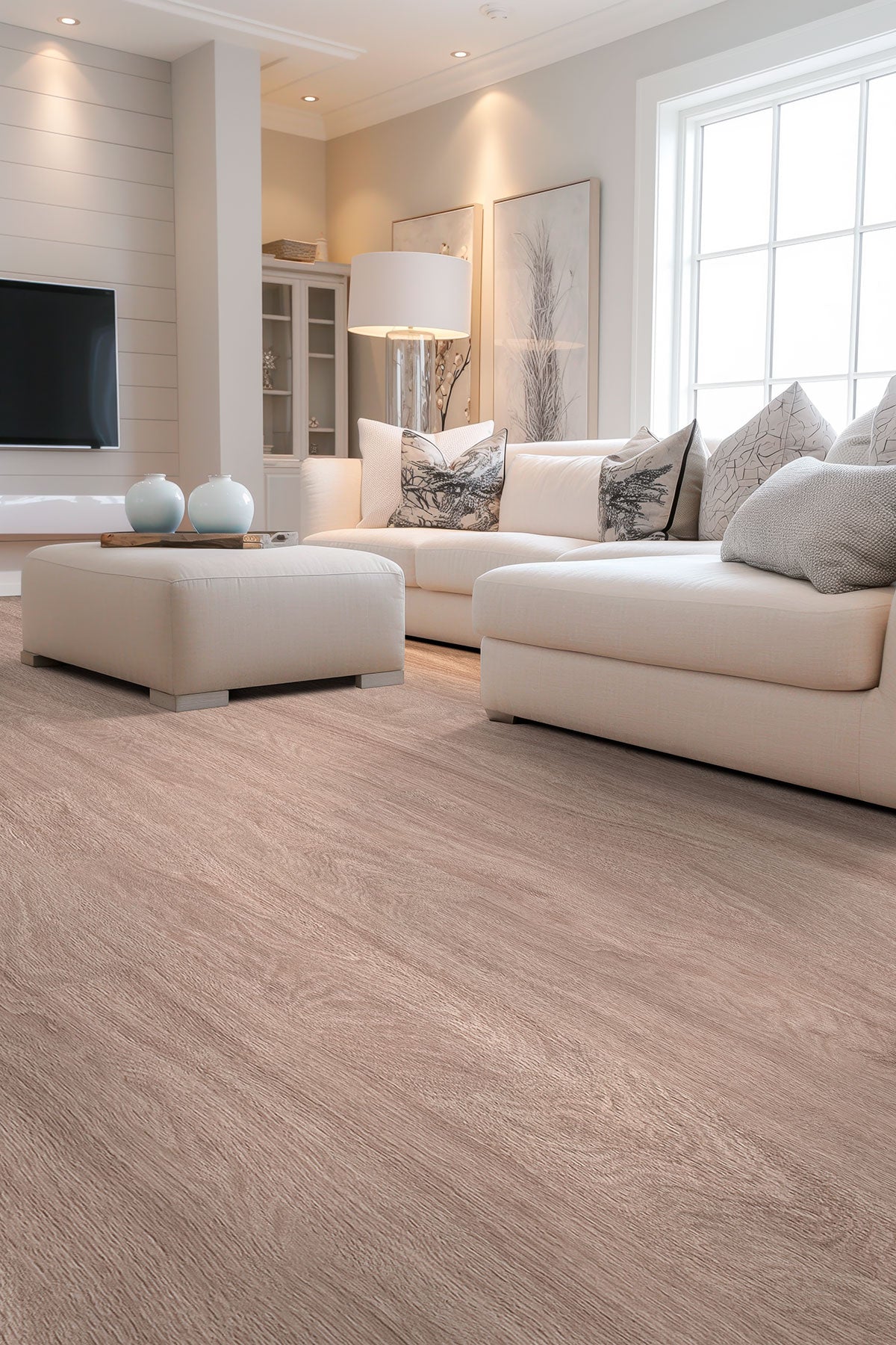 Kallum Bleached Elm Luxury Vinyl Plank Flooring