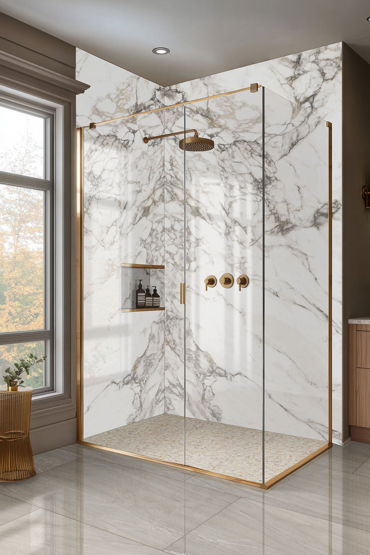 Malahari Greige Porcelain Tile