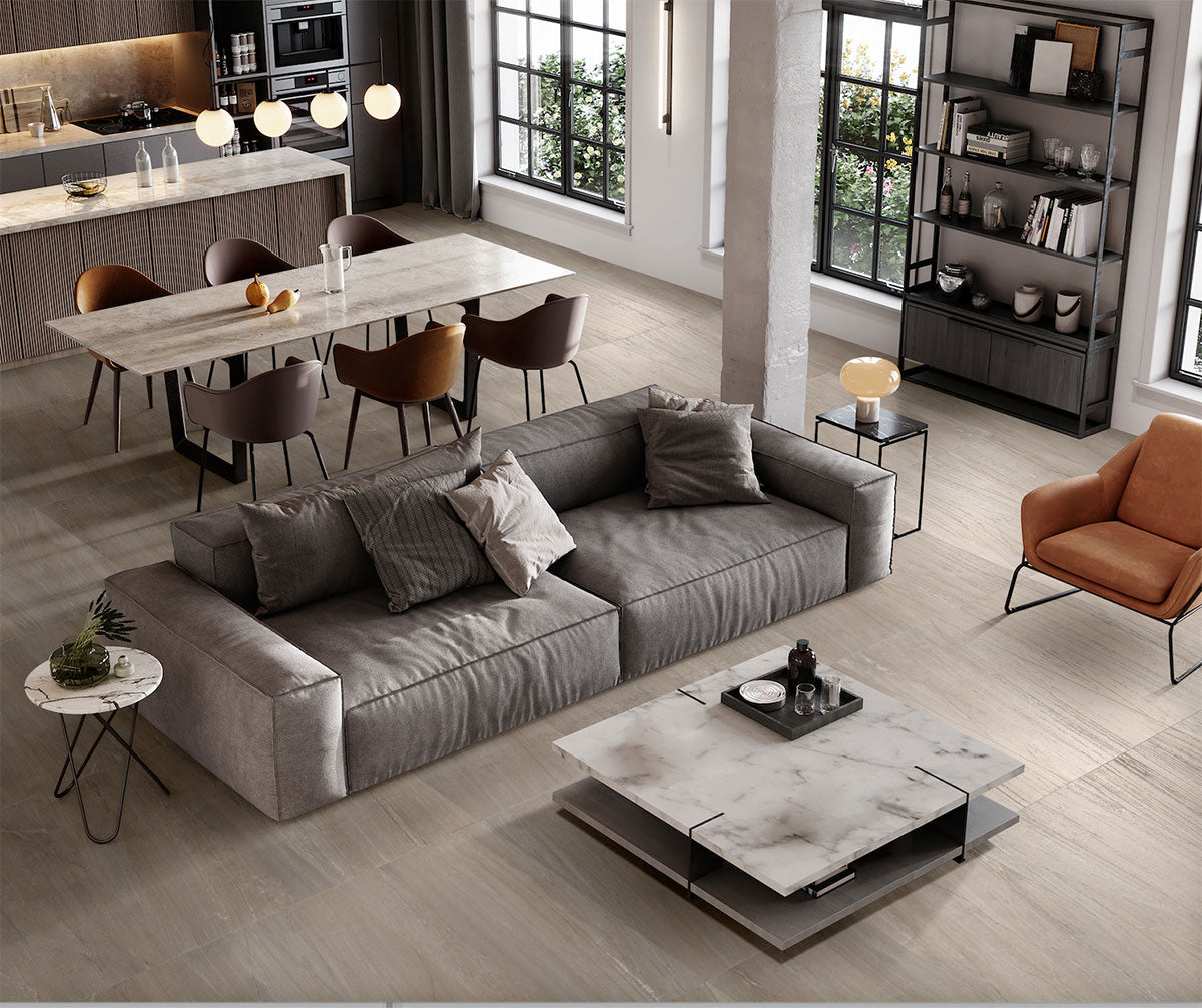 Malahari Greige Porcelain Tile