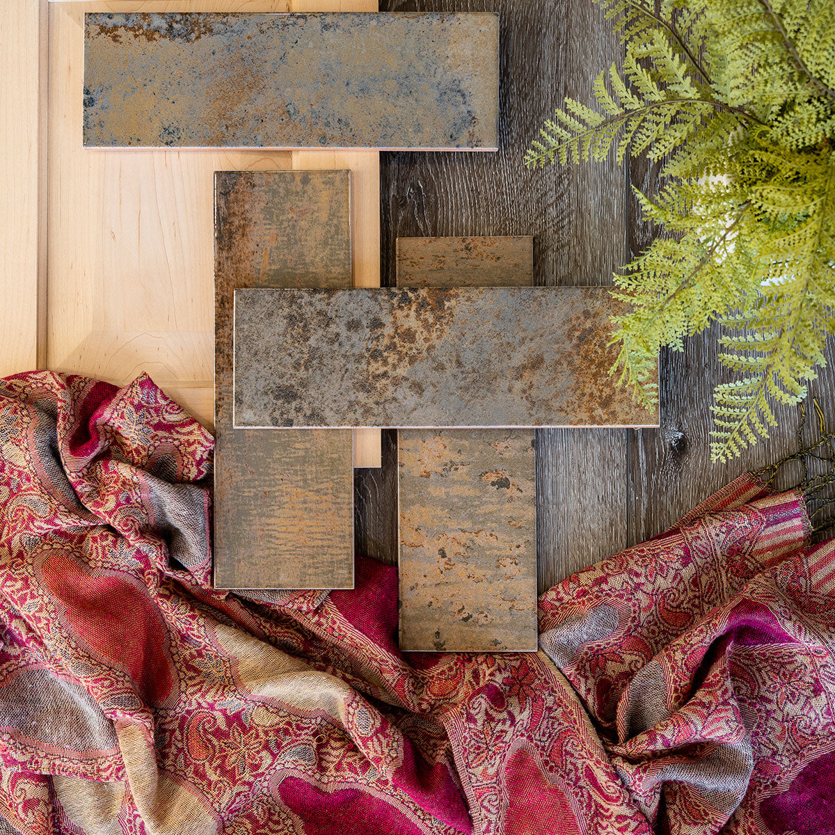 Marza Rust Subway Tile