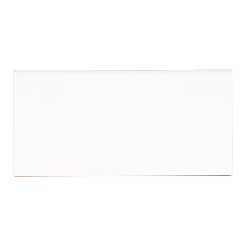 METRO WHITE 4X16 SINGLE BULLNOSE GLOSSY