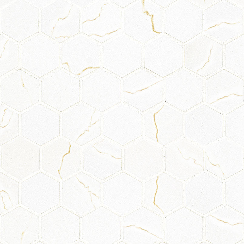 MIRAGGIO GOLD 2X2 HEXAGON