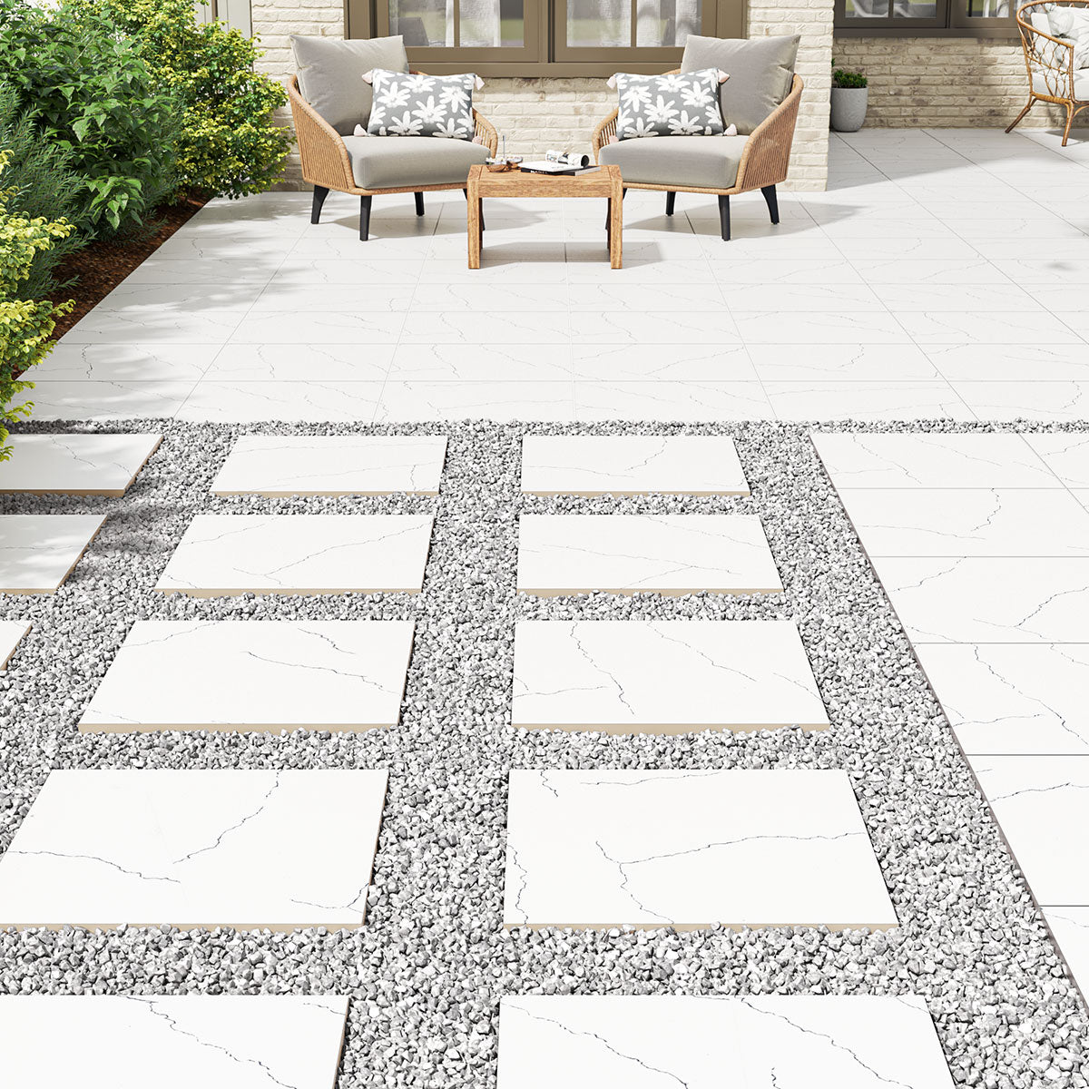 Arterra® Porcelain Pavers - Miraggio Gray