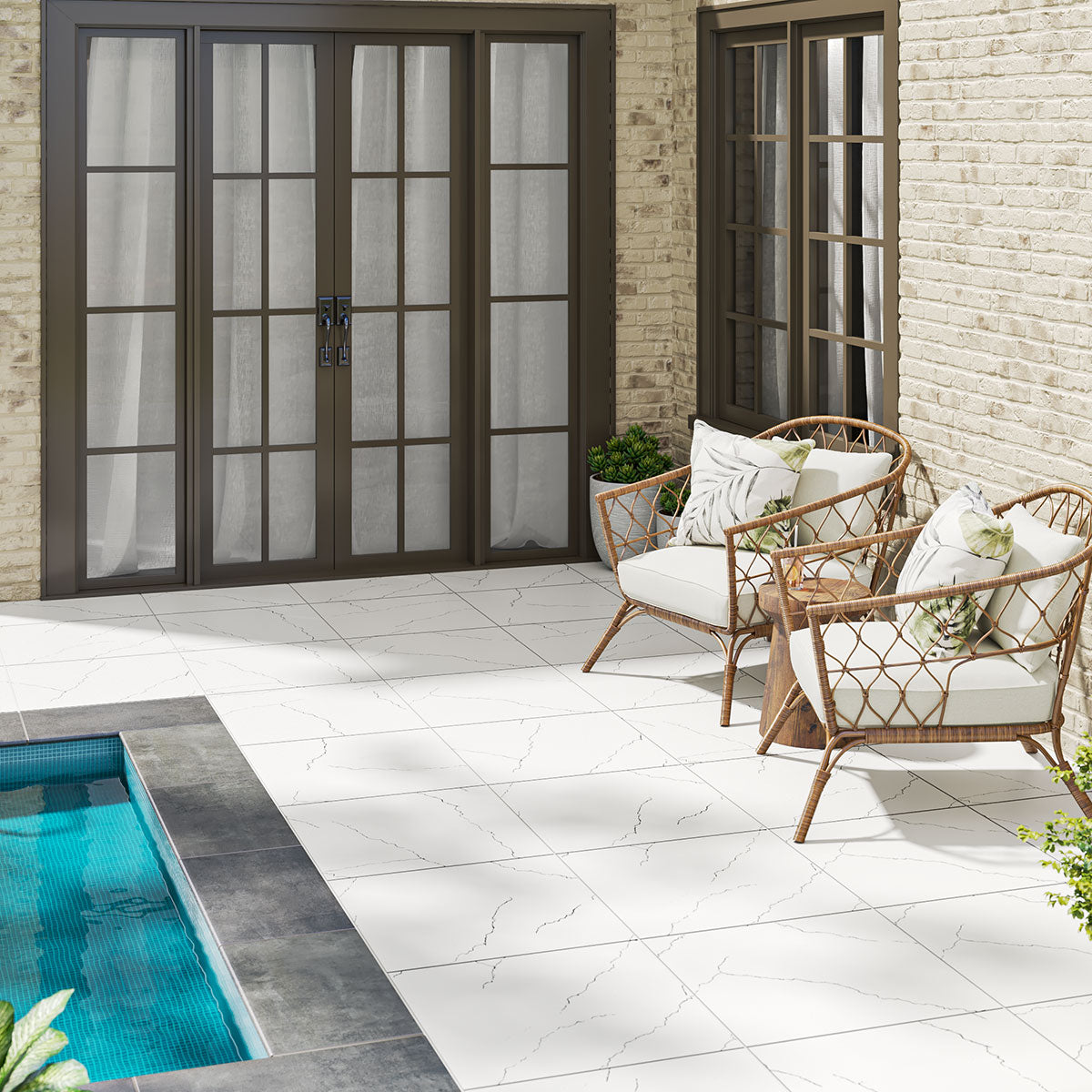 Arterra® Porcelain Pavers - Miraggio Gray
