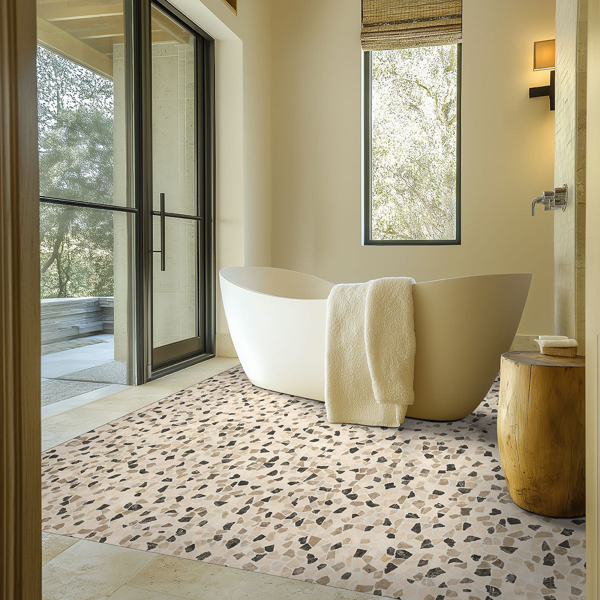 Mix Marble Pebbles Tumbled 10mm