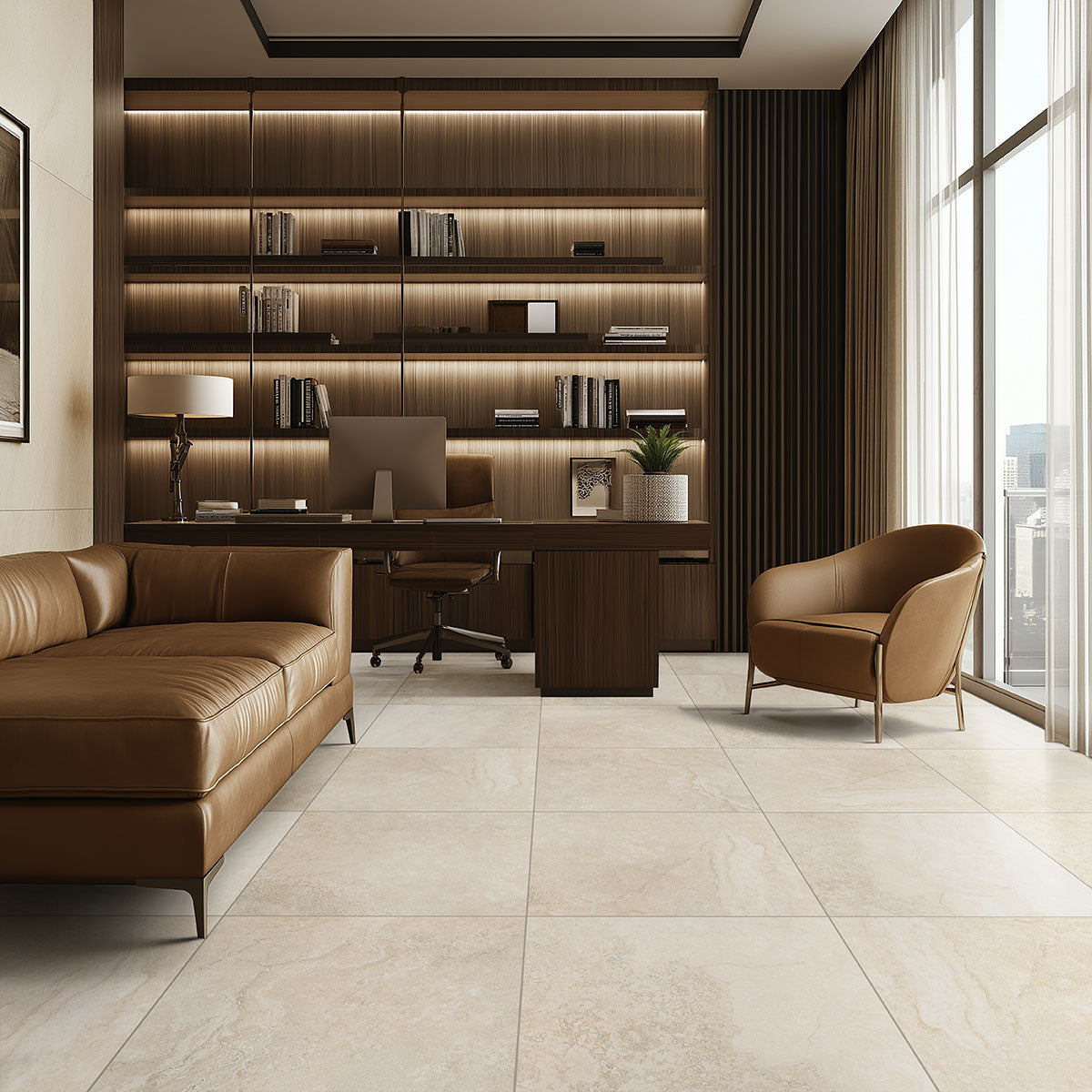 Legend Moka Porcelain Tile