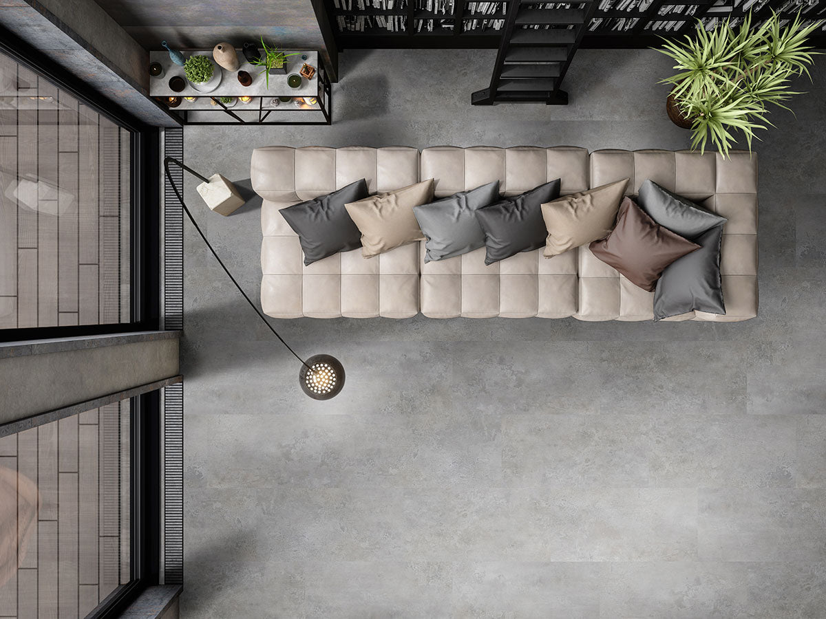 Mountains Gray XL Trecento Luxury Vinyl Tile