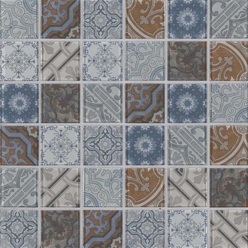 Pasadena 2x2x6mm Glass Tile