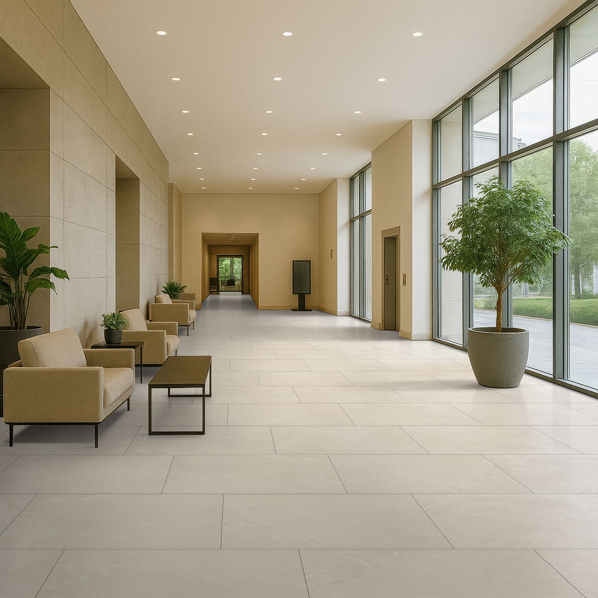Elbe Alabaster Porcelain Tile
