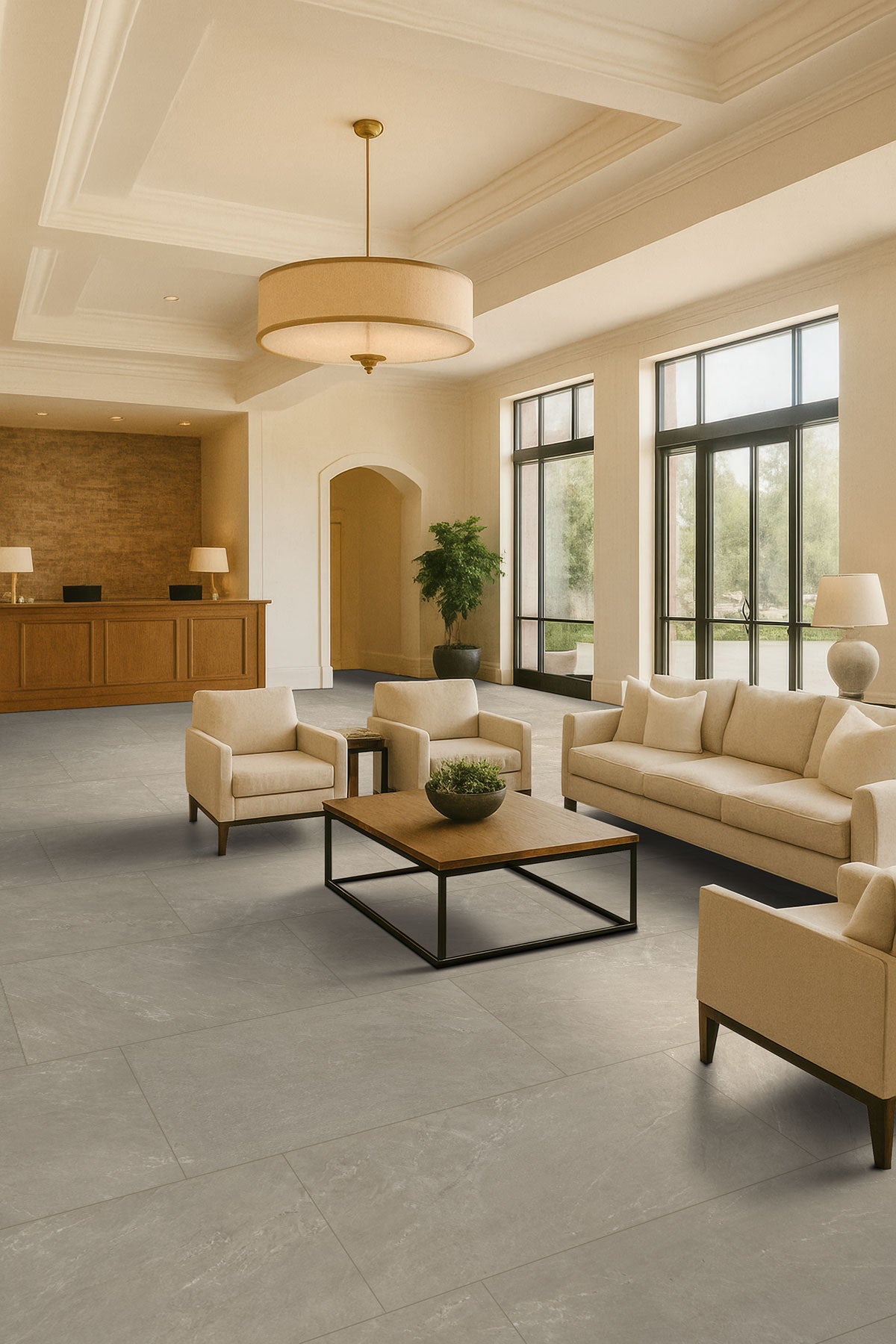 Elbe Ash Porcelain Tile