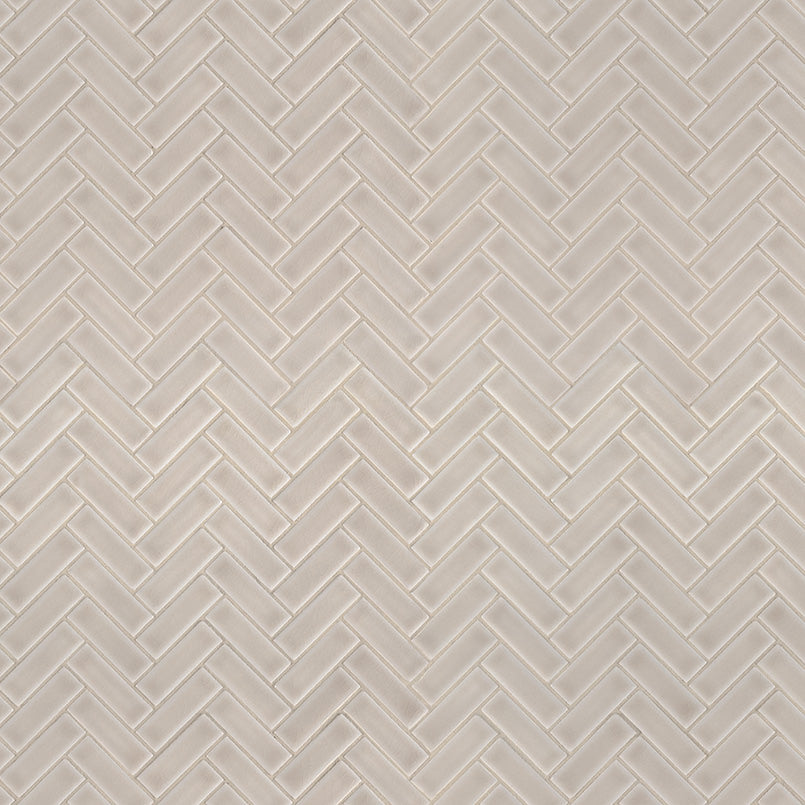 Portico Pearl Herringbone Pattern 8mm