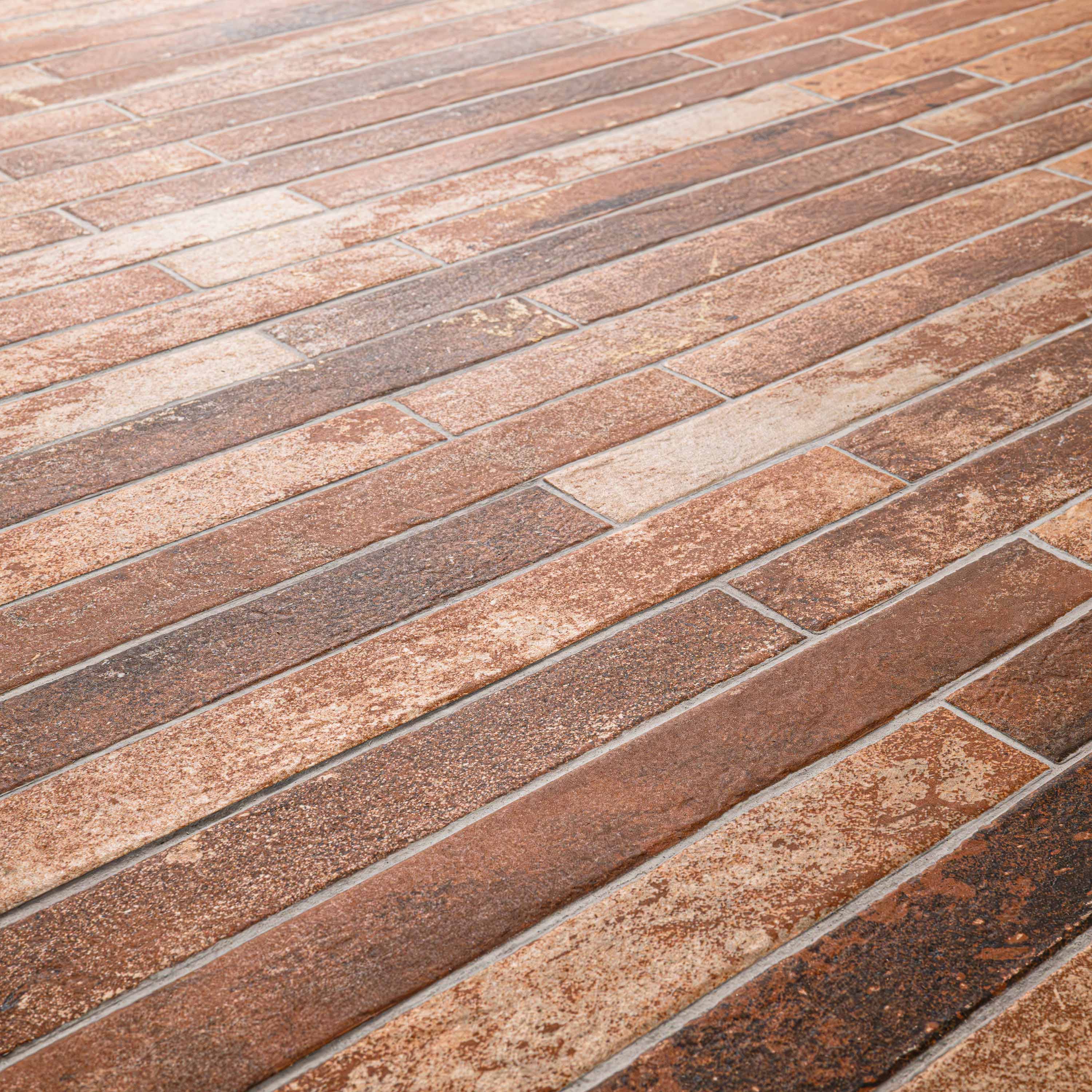 Red Porcelain Tile 2x18