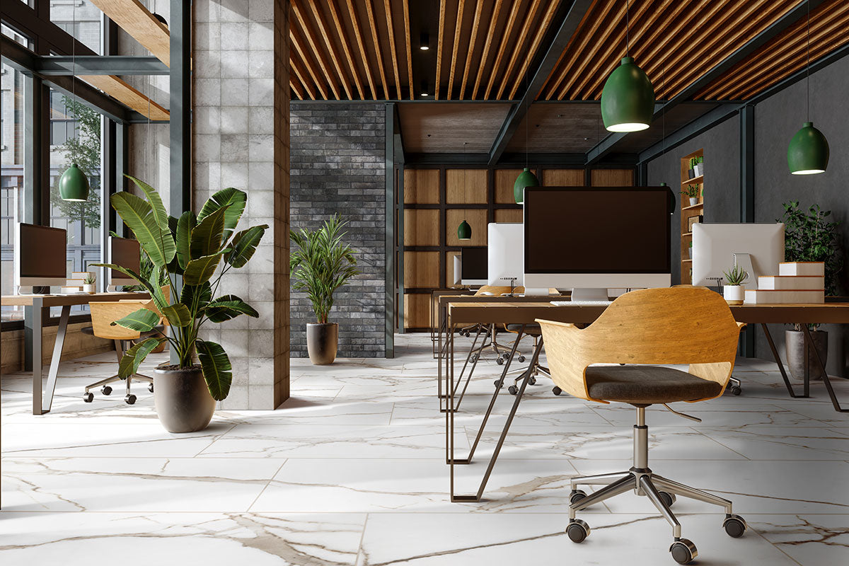 Charcoal Brick Wall Tile