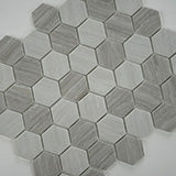 Silva Oak 2" Hexagon Mosaic Tile