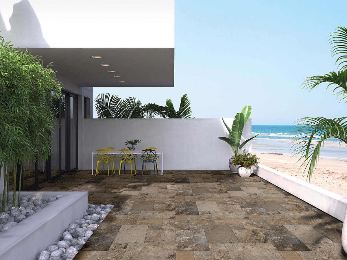 SILVER VERSAILLES TUMBLED PATTERN Floor or Wall Tile, Mosaic - Shop at Home Craft Studio | Call