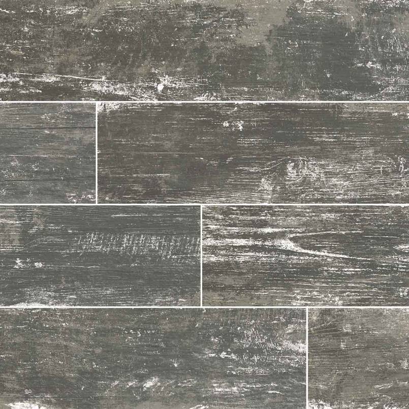 Vintage Silver Porcelain Tile